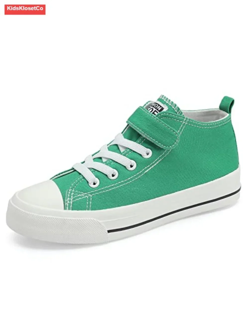 Toddler Little Kid Canvas Sneakers High Top Casual Lightweight Adjustable Strap